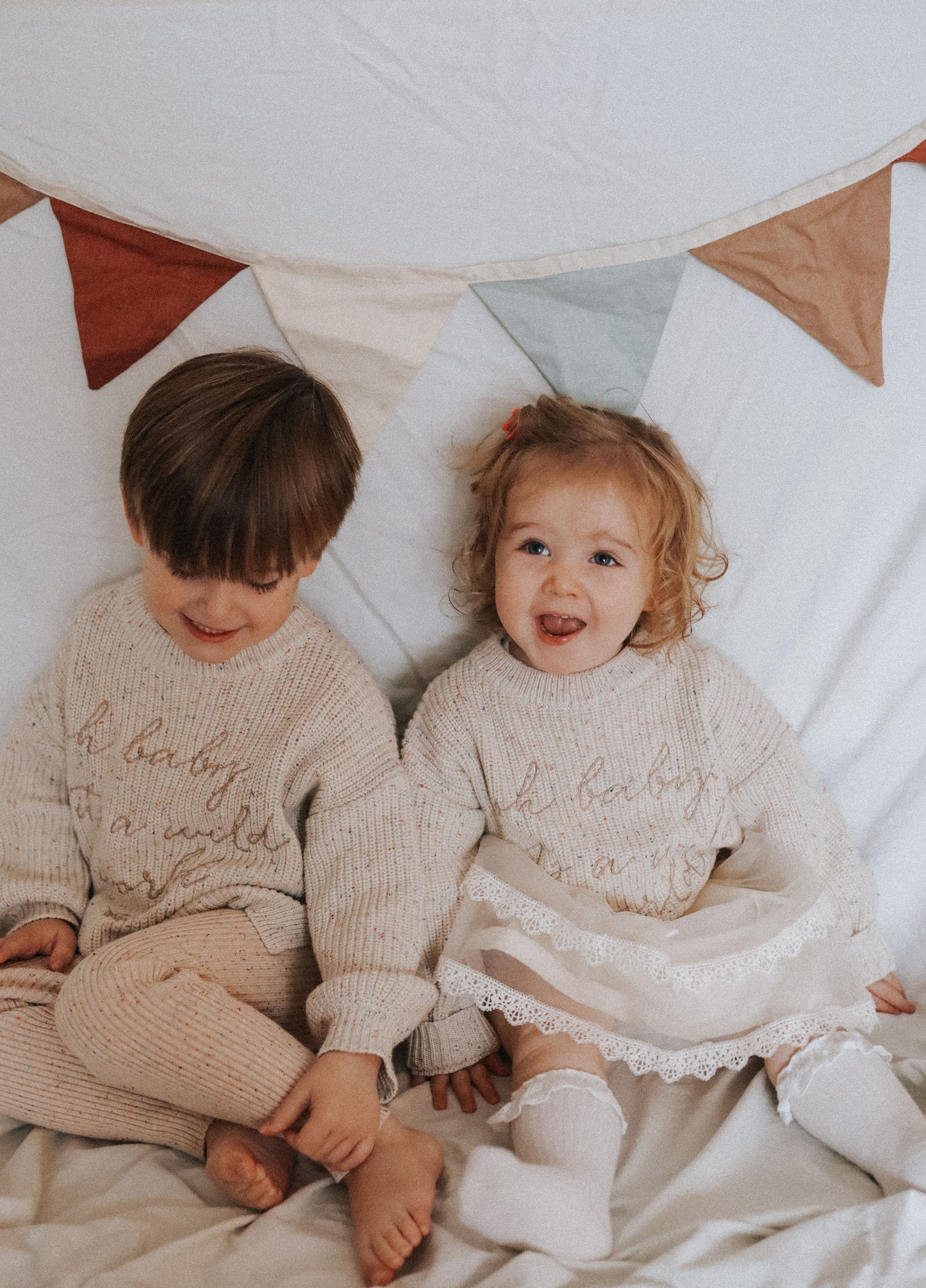 Tulle & Lace Tutu | 100% Cotton Lined | Two Tiered | Cream