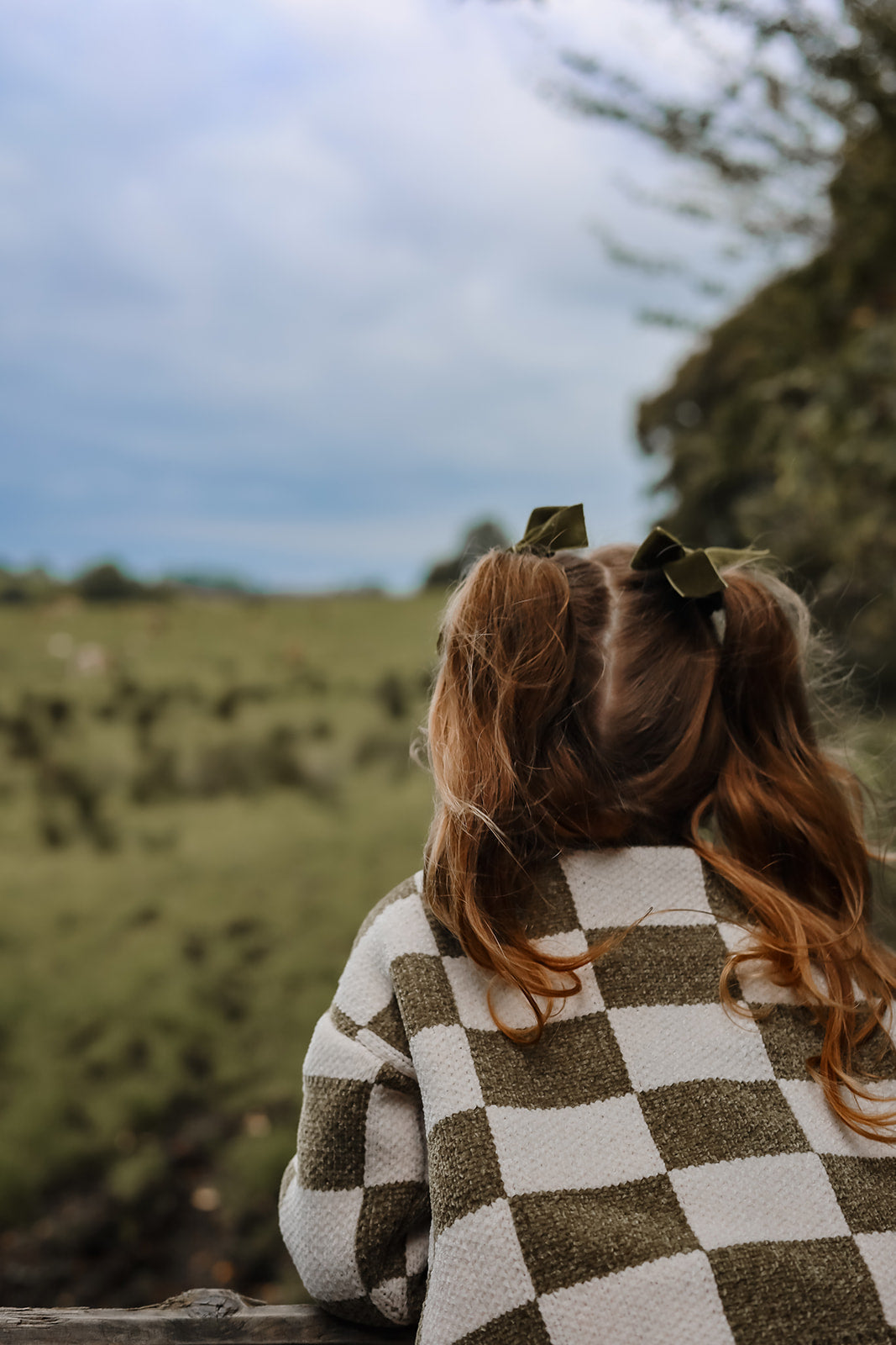Checkered Knit | Super Soft Chenille | Thick & Chunky | Olive | Unisex