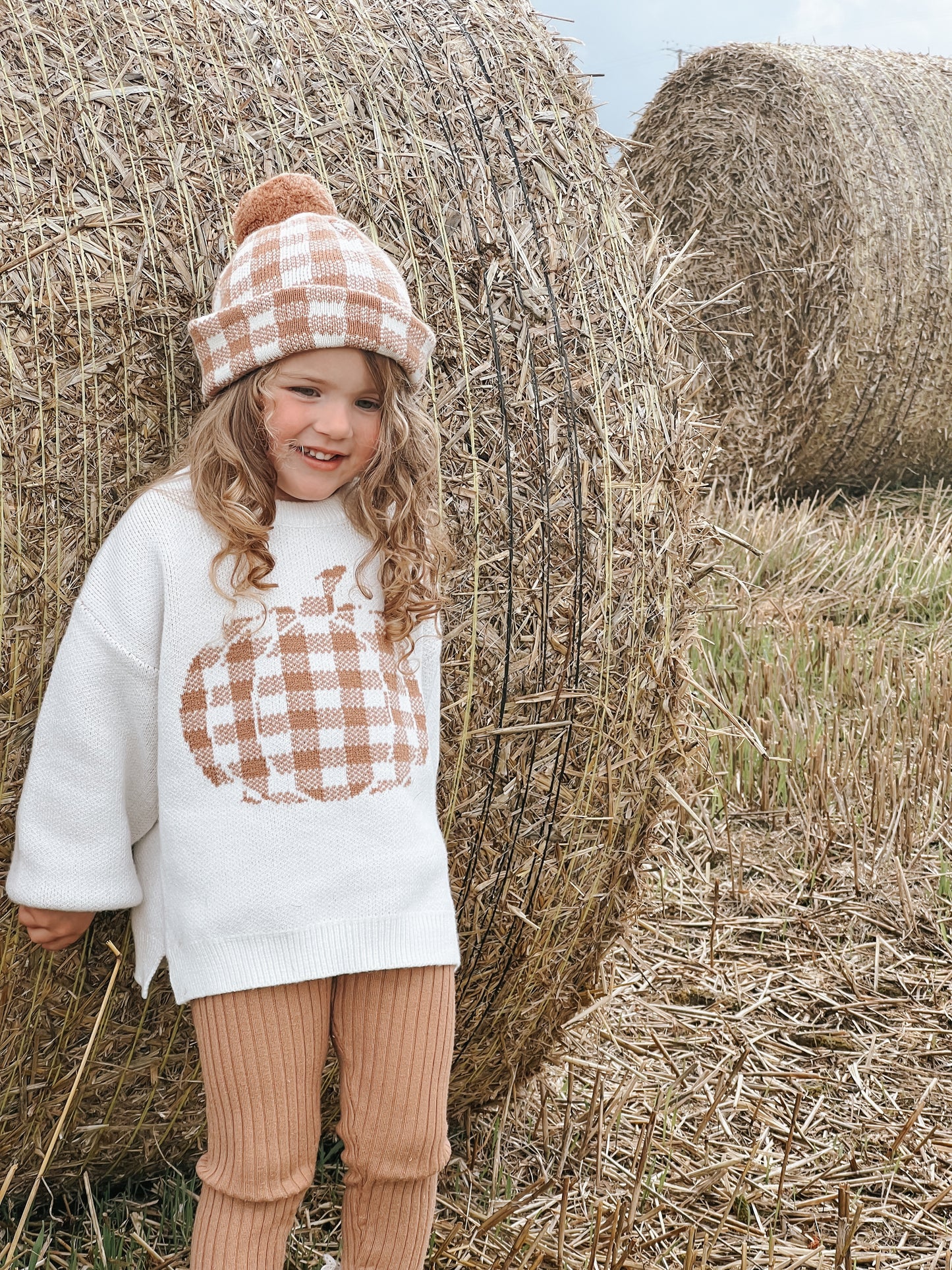 Autumnal Pumpkin Picking Knit | Adult & Children's Unisex Knit | Super Soft Bamboo |